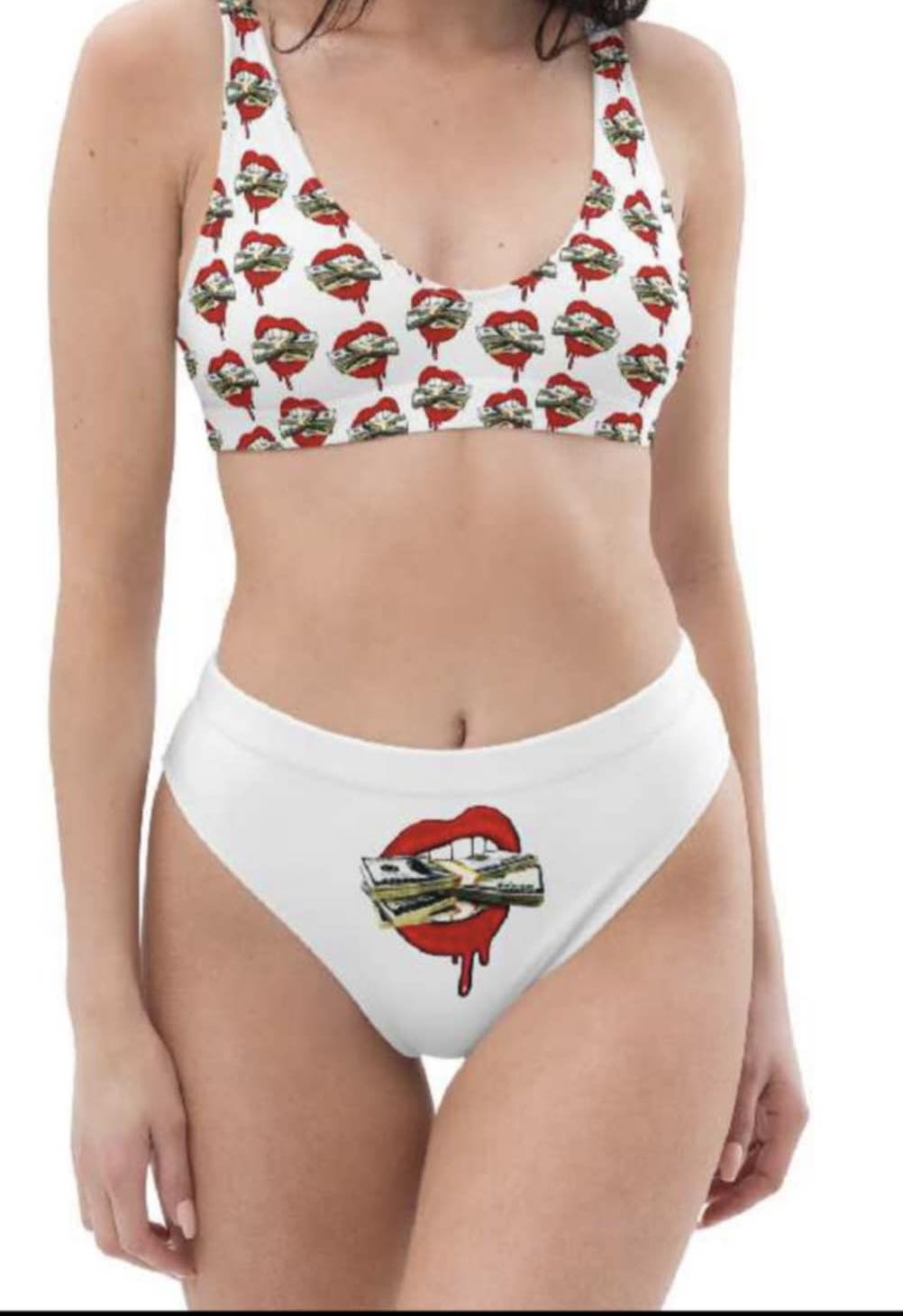 Money hungry lips swimwear