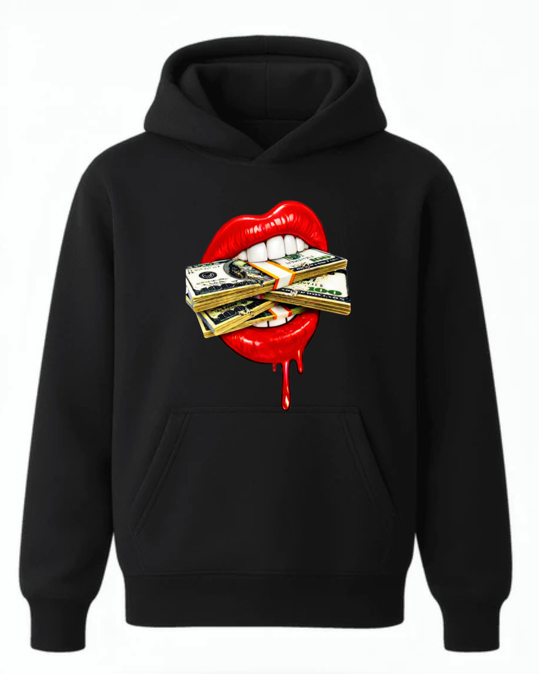 Money Hungry  Lips Hoodies