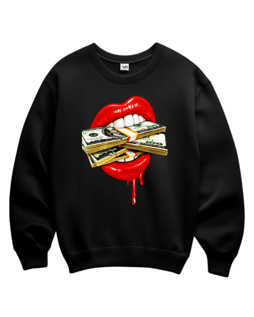 Money Hungry Lips Sweater